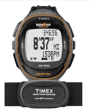 timex ironman run trainer gps watch with heart rate monitor